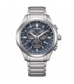 Citizen Men's Watch - Super Titanium Chronograph Eco-Drive 43mm Blue Black - 0