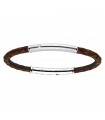 ZANCAN BRACELET IN RECTILE AND SILVER LEATHER - 0