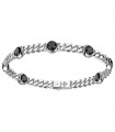 Bracciale Zancan per Uomo - Cosmostone Catena in Argento 925 con Onice Naturale