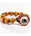 Moi Bracelet - Marrakech with Orange Murano Glass Beads