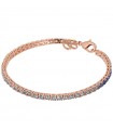 Bracciale Bronzallure da Donna - Altissima Tennis con Cubic Zirconia Blu Degradè