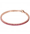 Bracciale Bronzallure da Donna - Altissima Tennis con Cubic Zirconia Rosa Degradè