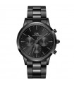 Daniel Wellington Men's Watch - Iconic Chronograph Black Chronograph 42mm
