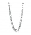 Unoaerre Woman's Necklace - in White Bronze Groumette Chain 43 cm - 0