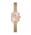Daniel Wellington Women's Watch - Square Mini Evergold Gold 15,4X18,2mm Pink