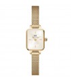 Daniel Wellington Women's Watch - Square Mini Evergold Gold 15,4x18,2mm Champagne