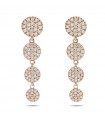 Buonocore - Easy 2.0 Pendant Earrings in 18K Rose Gold with 0.53ct White Diamonds - 0