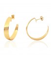 Unoaerre Woman's Earrings - Yellow Bronze Circle - 0