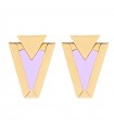 Valentina Ferragni Earrings - Rhea Lilac Pendants - 0