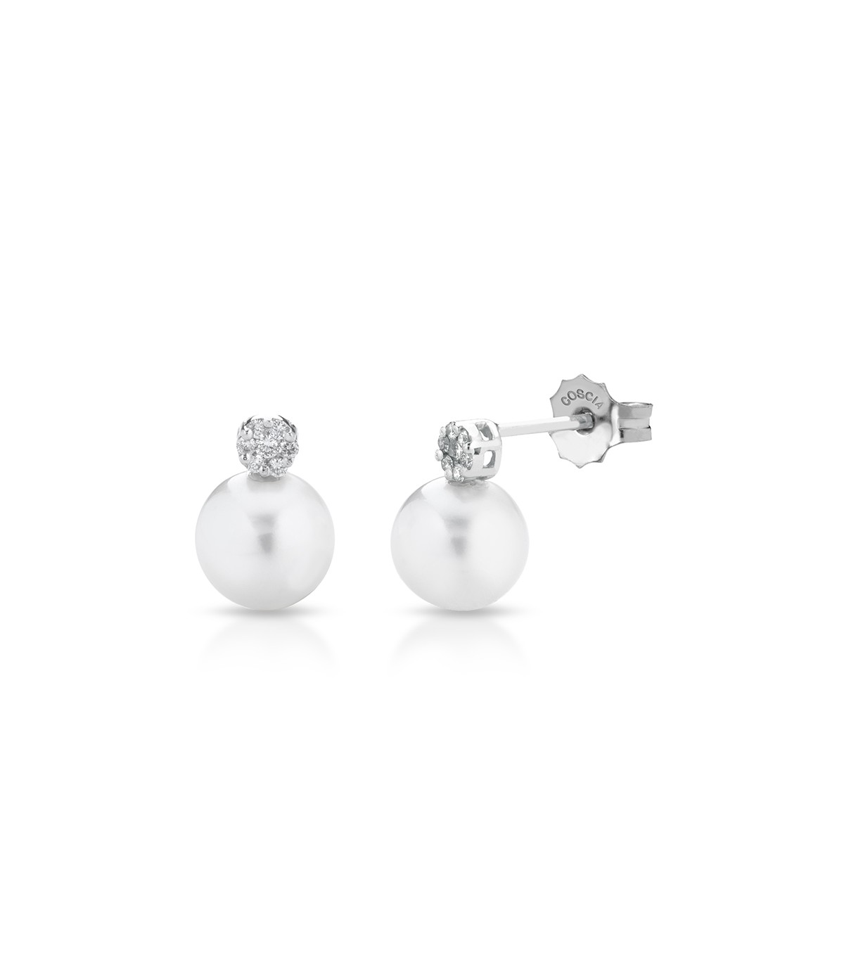 Large 12mm black freshwater pearls stud earrings  Uniquelan Jewelry