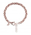 Bracciale Bronzallure da Donna - Altissima Rose Gold con Catena Rolò ed Estensione