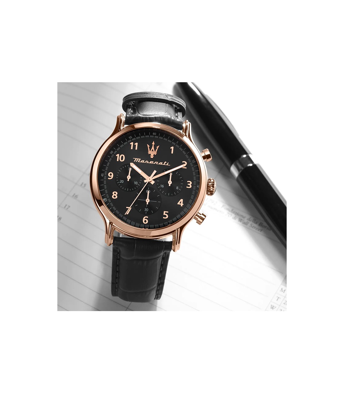 Maserati watch - Epoca Black R8871618018 - Rose - - 42mm - Chronograph 