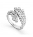 Buonocore Ring - Fantasia Wave 2.0 in 18K White Gold with 1.62 ct White Diamonds - 0