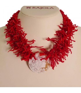 Collana Rajola Bloom con Perle Barocche e Pietre da Donna - 0