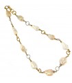 SILVIA KELLY GOLD NECKLACE WITH PEARLS AND DIAMONDS - 0