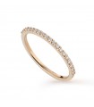 Buonocore - Playful ring in 18K Rose Gold with 0.16 ct White Diamonds - 0