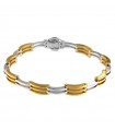 Bracciale Chimento - Semirigido in Oro Giallo 18 Carati ed Oro Bianco 18 Carati - 20 centimetri