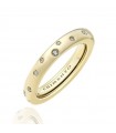 Chimento Woman Ring - Forever Brio in 18K Yellow Gold with 0.15 carat Natural Diamonds - 0