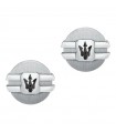 Maserati Cufflinks for Men - Jewels in 316L steel with Black Trident