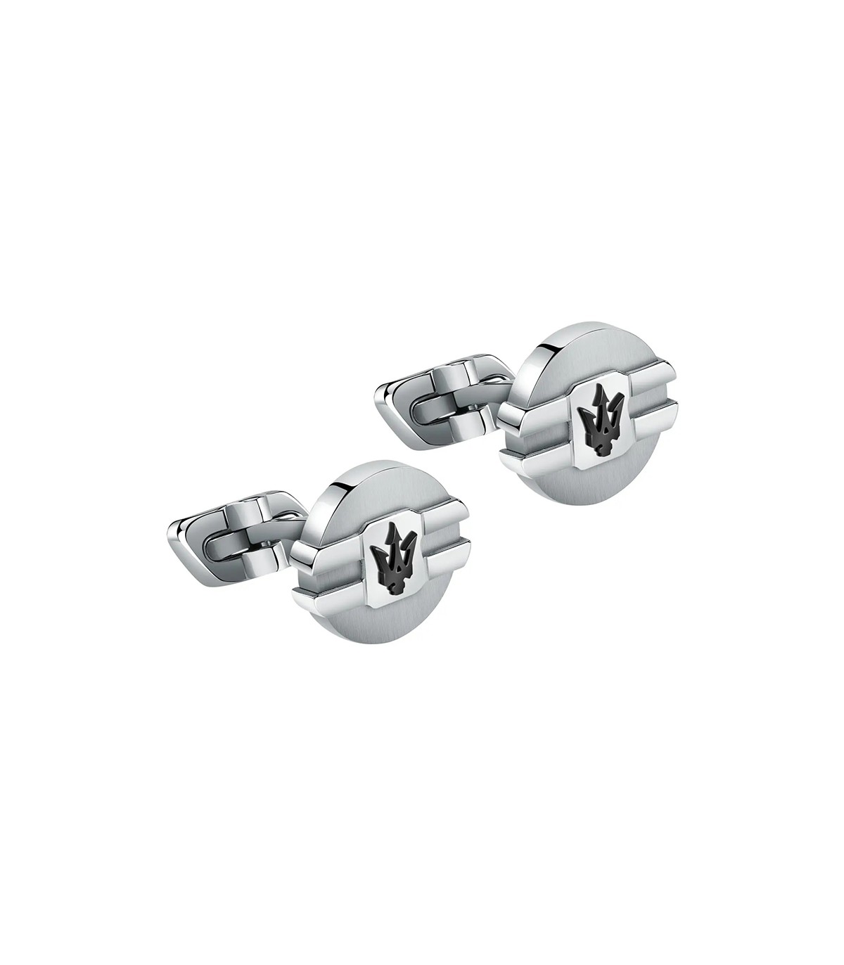 Trident Steel Cufflinks (JM422AVD10) – US - Maserati Store