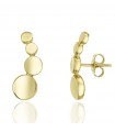 Chimento Earrings - Armillas Glow with 18K Yellow Gold Discs - 0