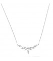 Giorgio Visconti Woman's Necklace - White Gold Pendant with Natural Diamonds - 0