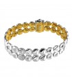 Chimento Bracelet - Double Mosaico in 18K Yellow Gold and White Gold - 0