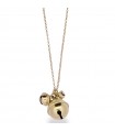 Rue Des Mille Necklace for Women - Io&Ro Din Don Dan Gold with Bell for Future Mothers