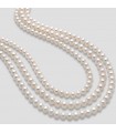 Bracciale Miluna da Donna - con Filo di Perle Freshwater 7 - 7,5 mm e Chiusura in Oro Bianco 18 carati