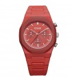 Orologio D1 Milano Uomo - Polychrono 40,5mm Red Blast Rosso