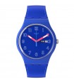 Orologio Swatch - The January Collection Cobalt Disco Blu 41mm con Lancette Rosa