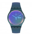 Swatch watch The March Collection Fade to Pink Time and Date Pink and Gradient Green 41mm