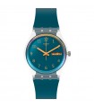 Swatch Watch - Essentials Blue Away Time and Date Blue 34mm Transparent