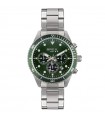 Breil Tribe Men's Watch - Sail Chrono Gent Chronograph Silver 42mm Green