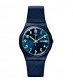 Swatch Watch - Classic Sir Blue Time and Date 34mm Blue