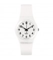 Swatch Watch - New Core Just White Soft Only Time 34mm White