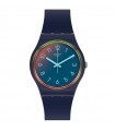 Swatch Watch - Monthly Drops LA Night Only Time Blue 34mm Blue