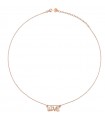 Girocollo Rue Des Mille da Donna - Memo con Lastra Love Rose Gold