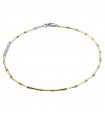 Chimento Bracelet - Tradition Gold Bamboo Classic in Yellow Gold and 18K White Gold 19.5cm - 0