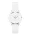 Orologio Swatch - Lifestyle White Classiness Solo Tempo Bianco 34mm