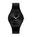 Swatch Watch - Monthly Drops Licorice Only Time Black 34mm with White Hands