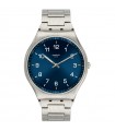 Swatch Watch - Skin Irony Suit Blue Only Time Silver 42mm Blue