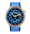 Orologio Swatch - Big Bold Irony Azure Blue Daze Solo Tempo Azzurro 47mm con Dettagli Neri