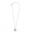 Rue Des Mille Crewneck Chain Castoni with Heart Pendant for Women - 0