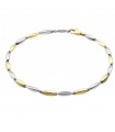 Chimento Bracelet - Tradition Gold Bamboo Classic in Yellow Gold and 18K White Gold 19 cm - 0