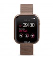 Smartwatch Ops! - Call Multifunzione in Acciaio Maglia Milano 44x37mm Rose Gold