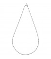 Chimento Necklace - Tradition Gold Bamboo Classic in 18K White Gold 50 cm - 0