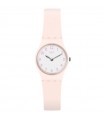 Orologio Swatch da Donna - Time To Swatch Pinkbelle Solo Tempo Bianco 25mm Rosa