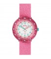 Flik Flak Watch for Kids - Garden Adventure Bunnyaxus Only Time 37mm Pink Glitter