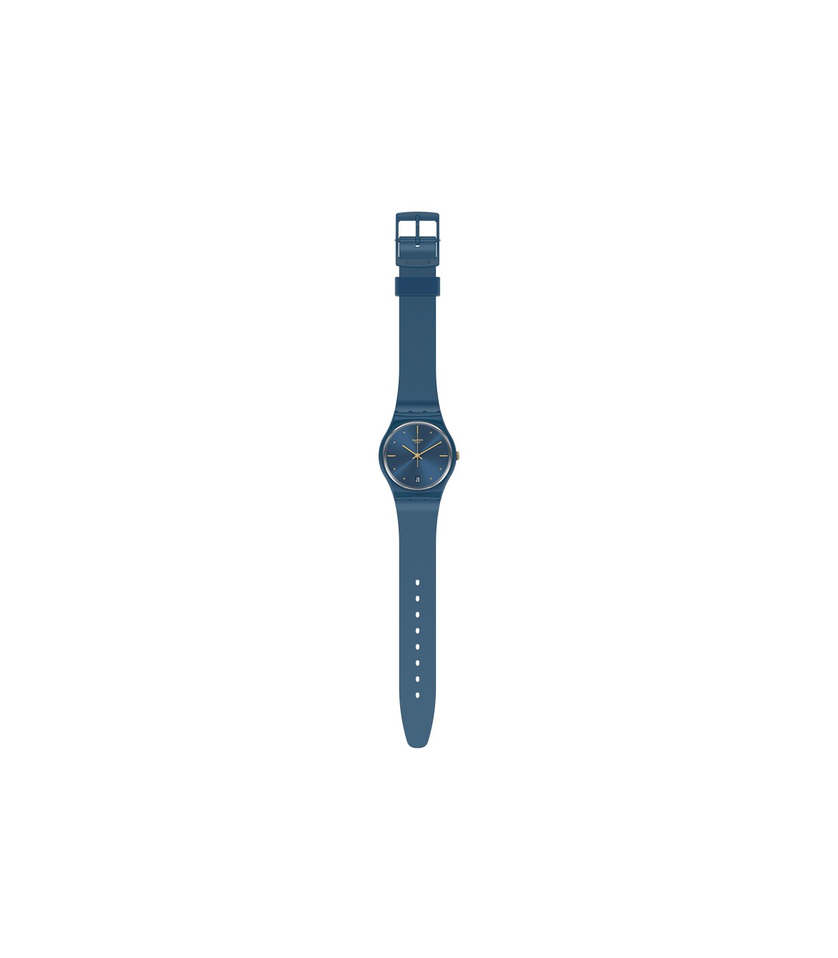 Swatch Watch - PearlyBlue - 34mm - Blue - Gold Details - GN417